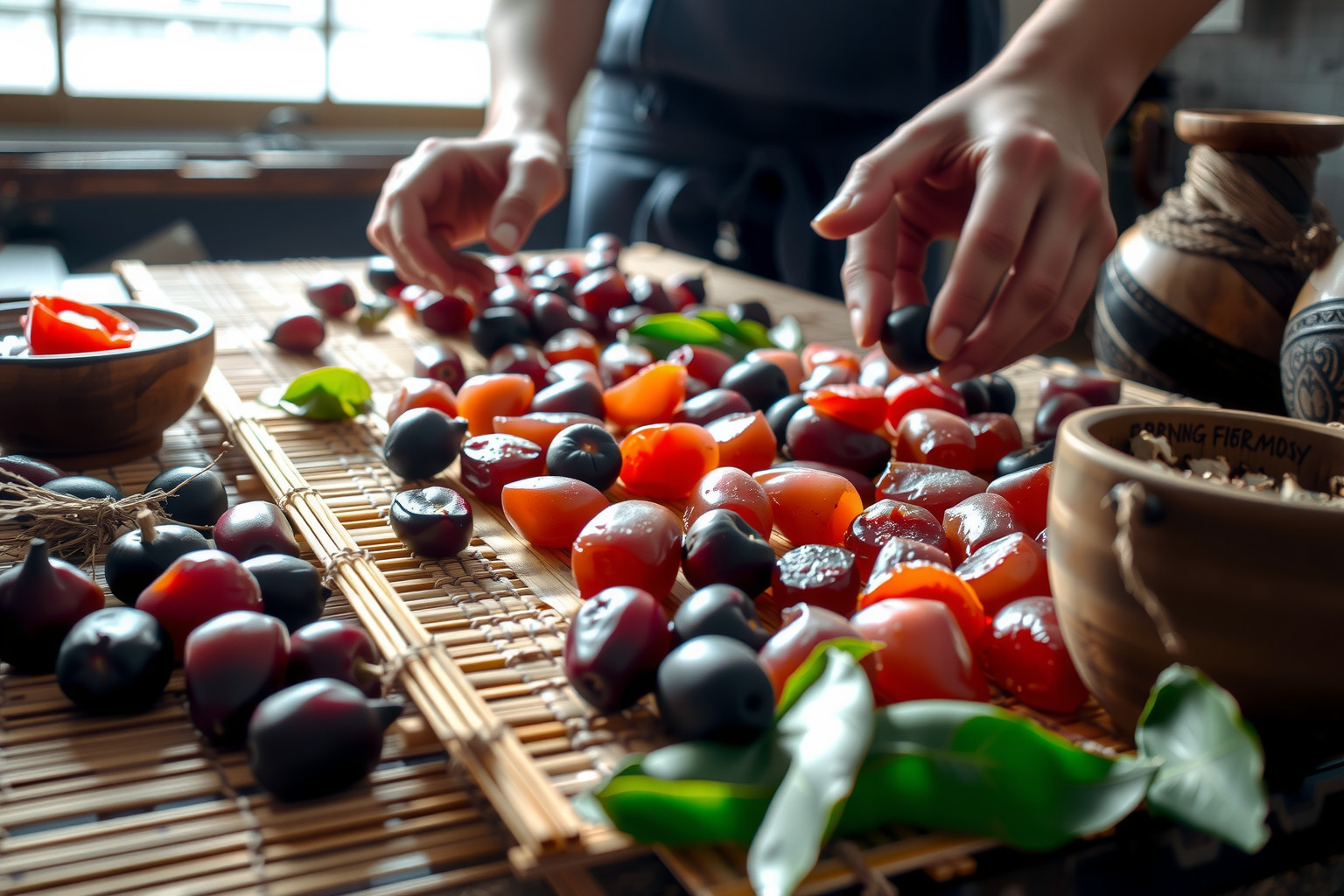 Az umeboshi természetes emésztést segítő, fermentált japán szilva.
