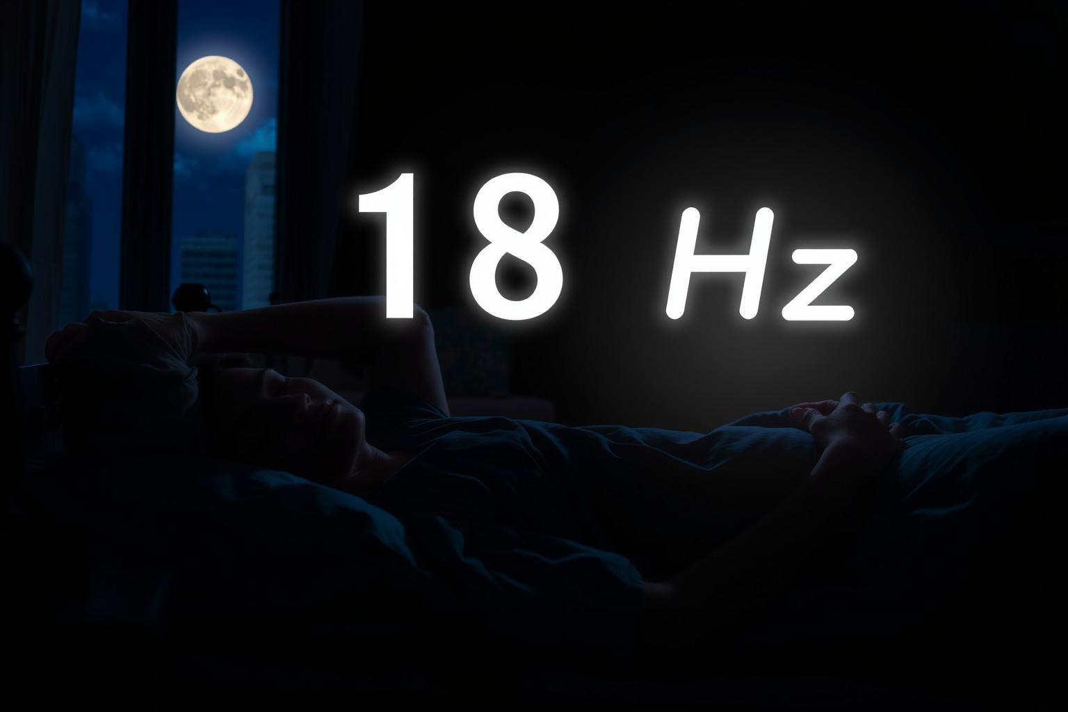 A 128 Hz hangrezgés elősegíti a mélyebb, nyugodtabb alvást.