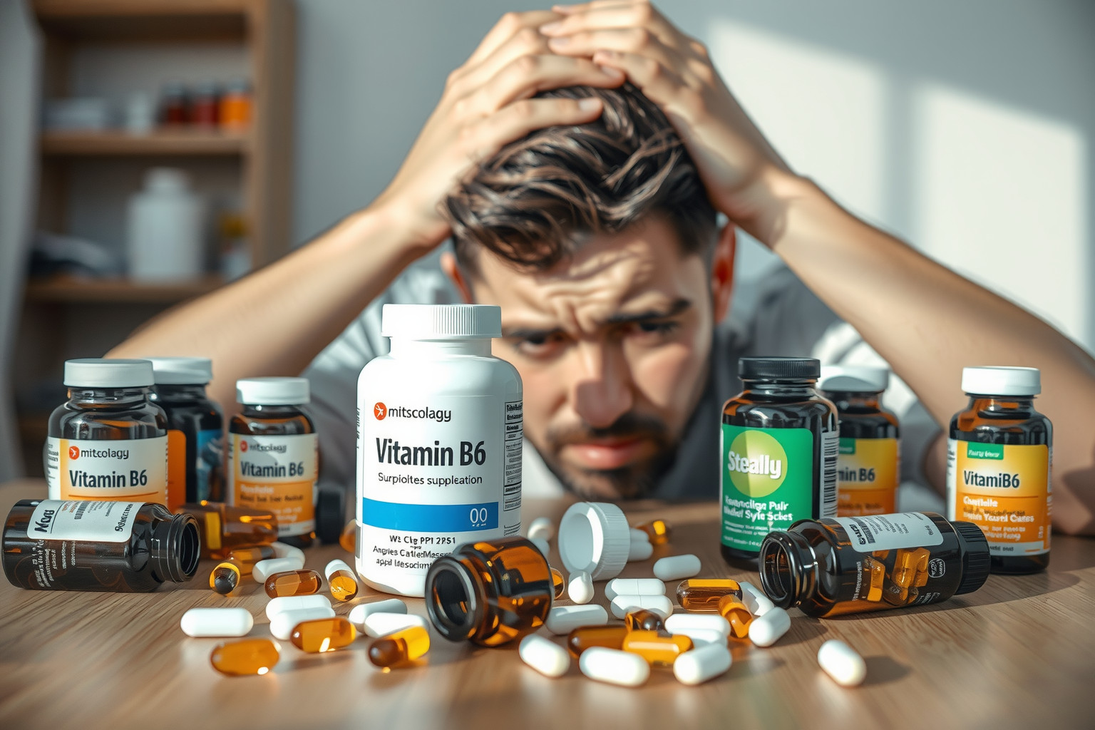 A B6-vitamin túladagolása idegrendszeri károsodást okozhat.