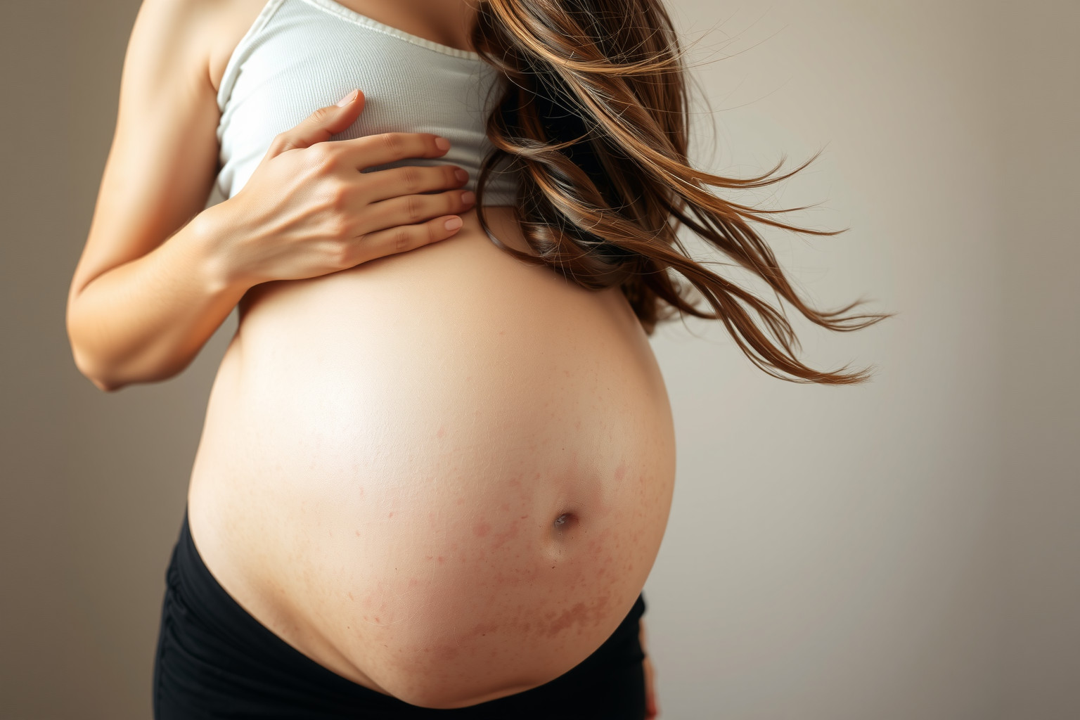 Terhesség alatt a hormonok megváltoztatják a bőr és haj állapotát.