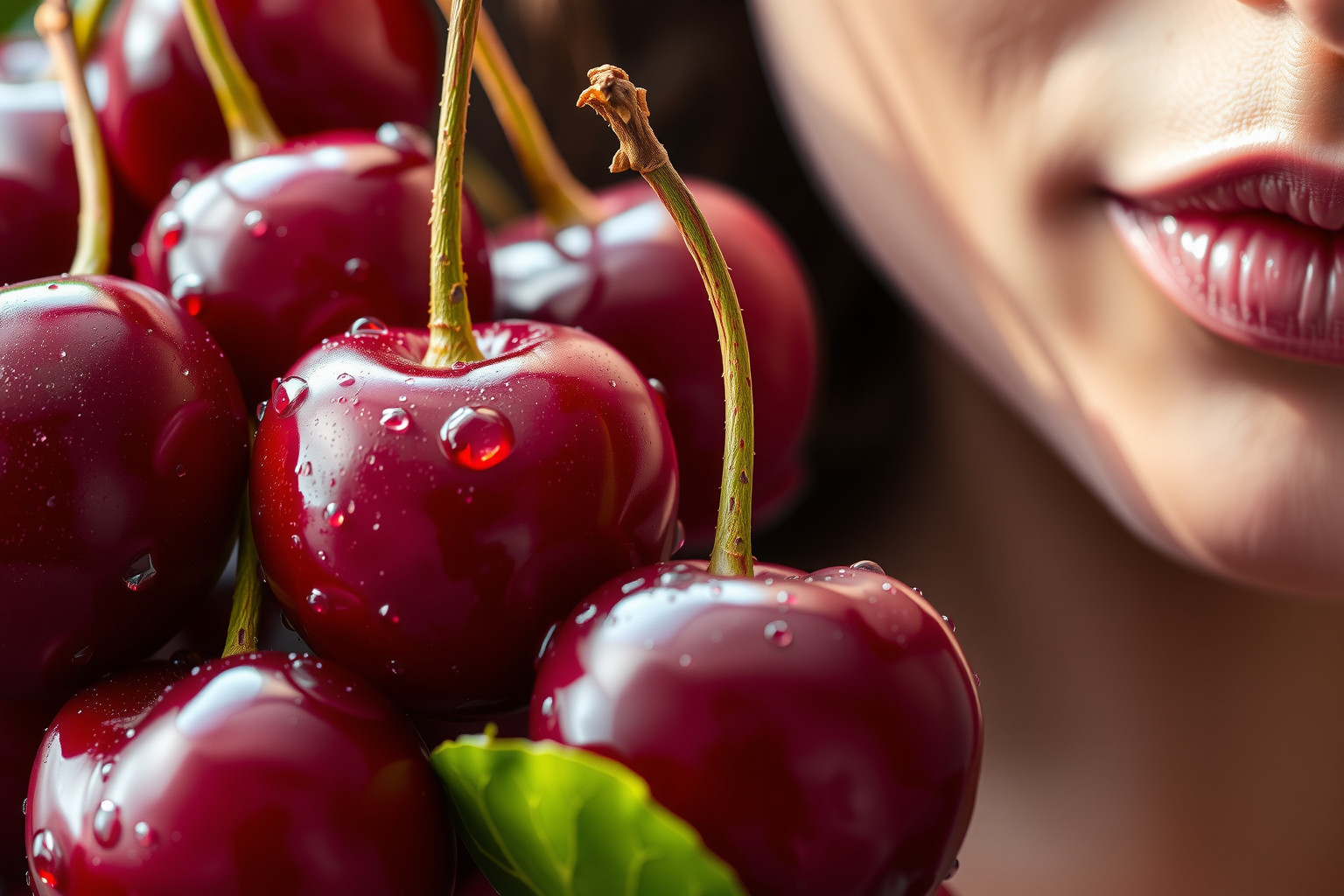 A cseresznye antioxidánsai segítik a bőr öregedésének lassítását.