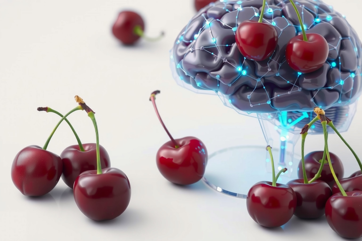 A cseresznye antioxidánsai támogatják az agyi memória és fókusz javulását.