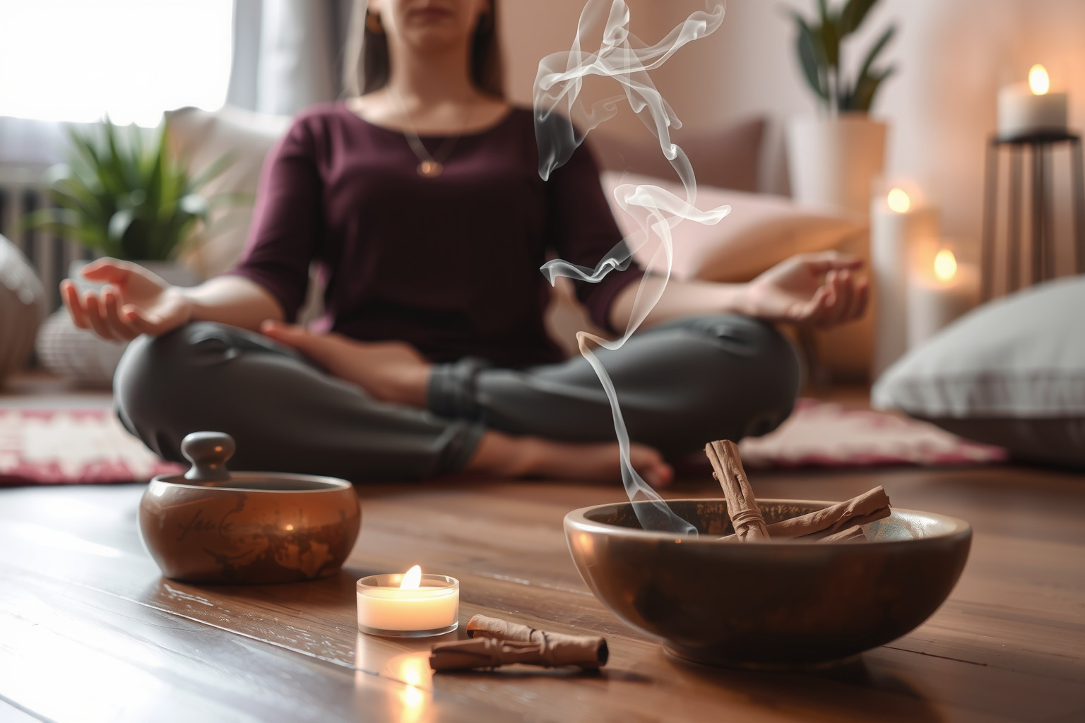 A fahéj illata fokozza a meditatív relaxáció mélységét.