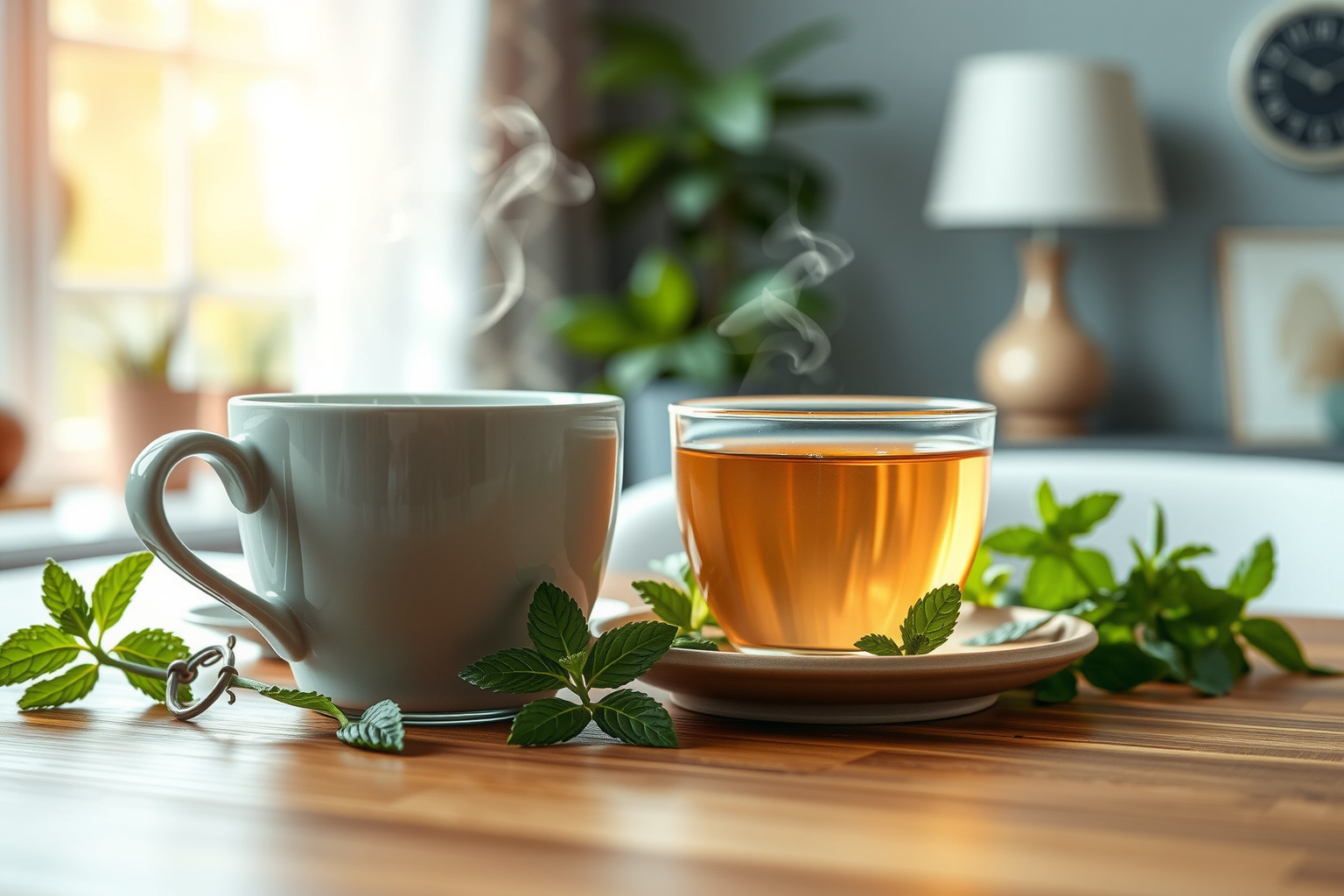 A fodormenta tea nyugtatja az idegrendszert és csökkenti a szorongást.