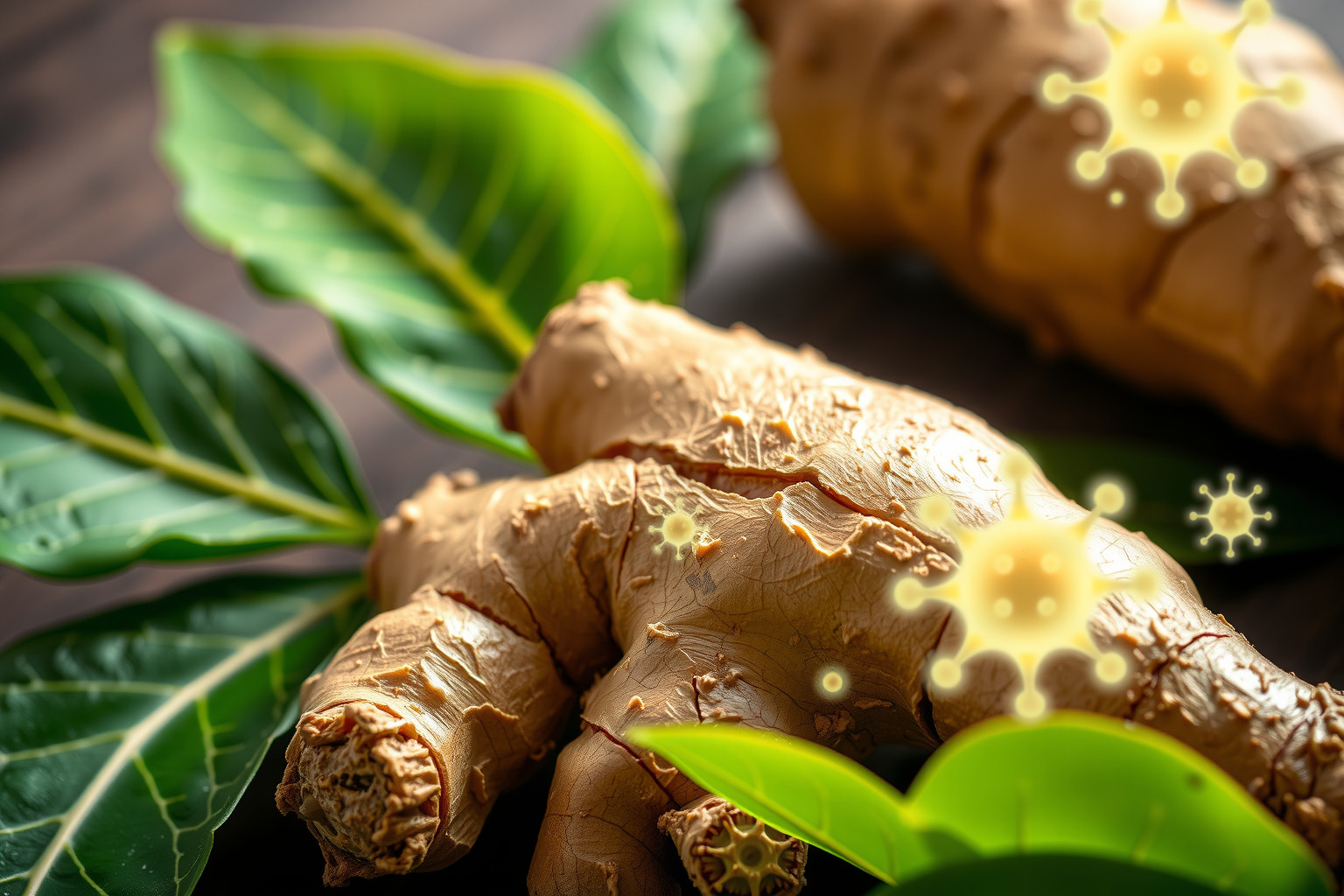 A gingerol erősíti az immunrendszert gyulladáscsökkentő hatással.