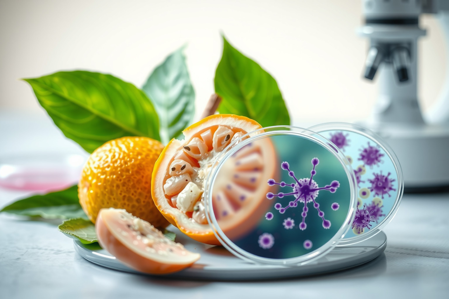 A graviola hatékonyan gátolja a baktériumok és vírusok szaporodását.