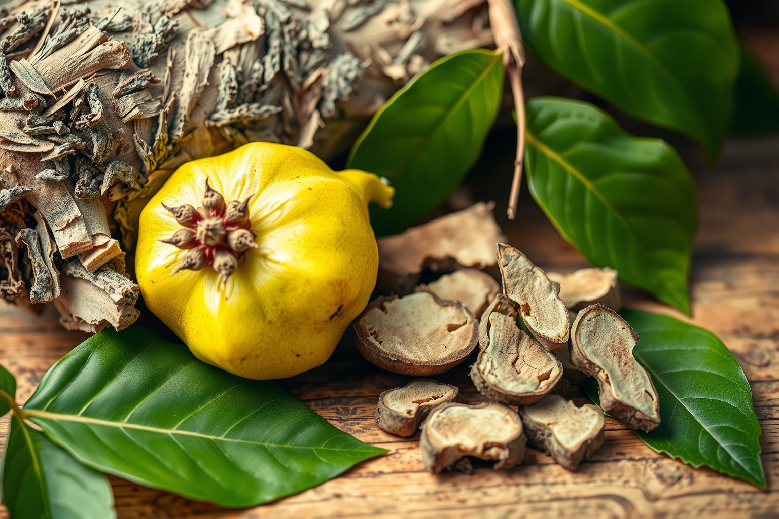 A graviola levelei és kéreg természetes antioxidánsokat tartalmaznak.