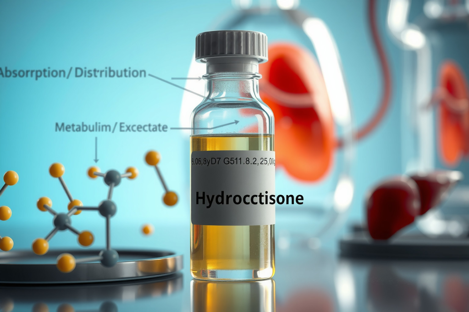 A hidrokortizon gyorsan felszívódik és májban metabolizálódik.