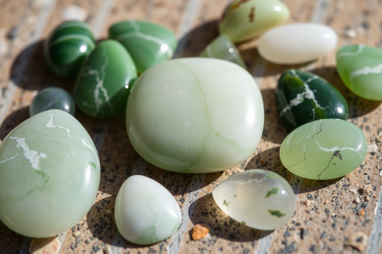 A jade főként két típusból: jadeitból és nefritből áll.