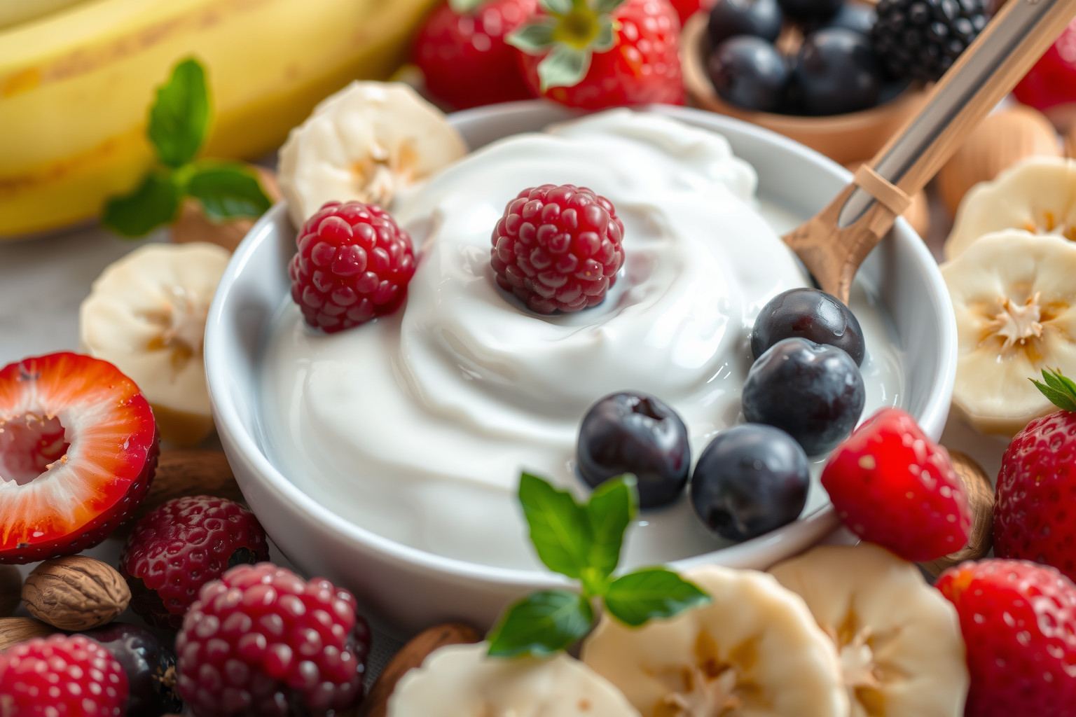 A joghurt gazdag kalciumban, B-vitaminokban és fehérjében.
