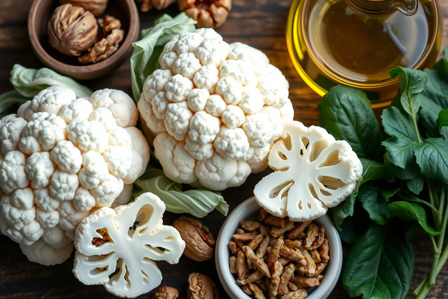 A karfiol gazdag antioxidánsokban, támogatja a szív egészségét.