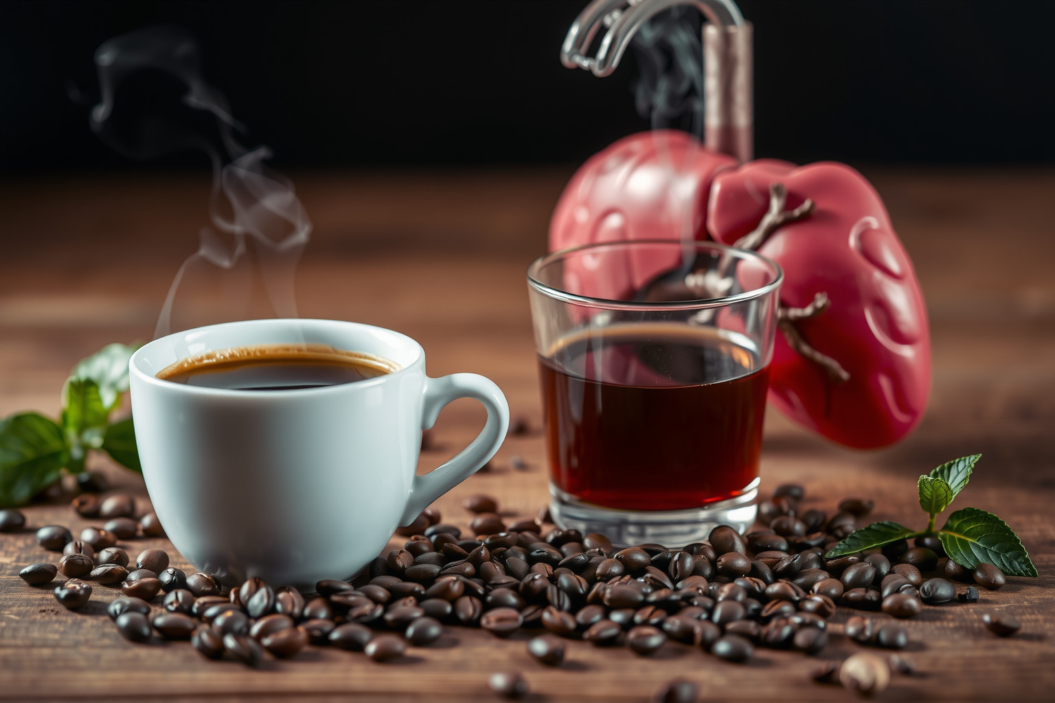 A kávé antioxidánsai segítik a máj méregtelenítését és regenerálódását.