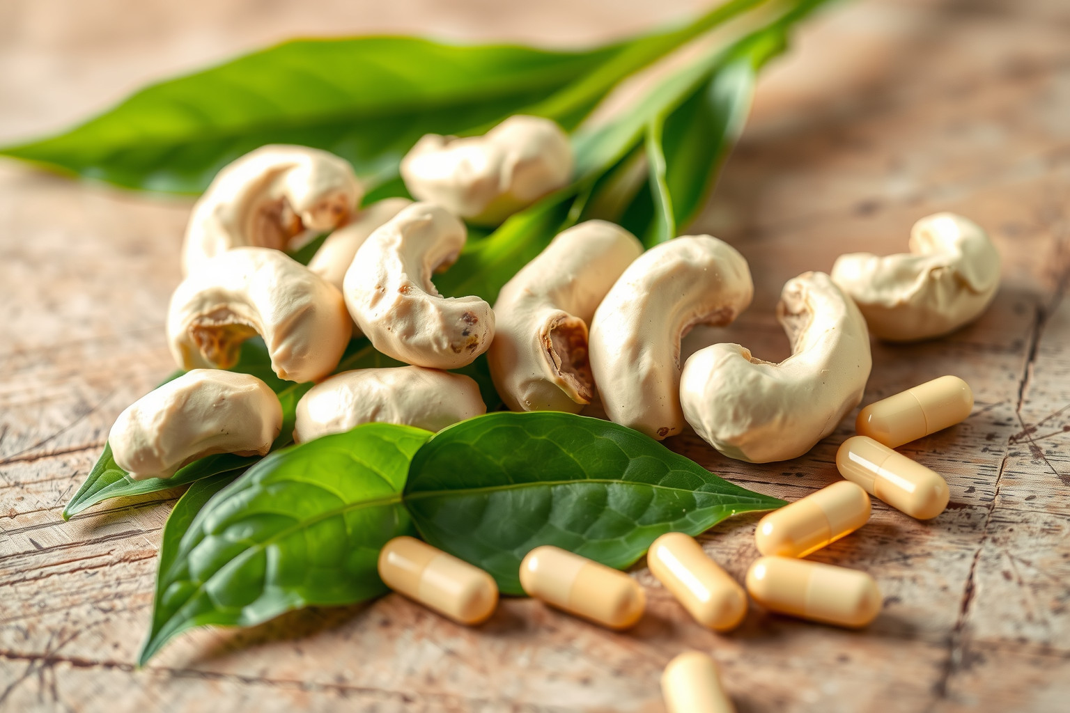 A kesudió gazdag cinkben és E-vitaminban, mely táplálja bőrünket.