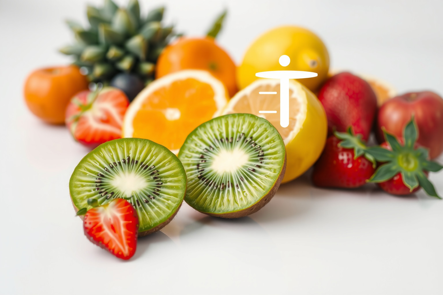 A kivi C-vitamin tartalma több mint kétszerese a narancsénak.