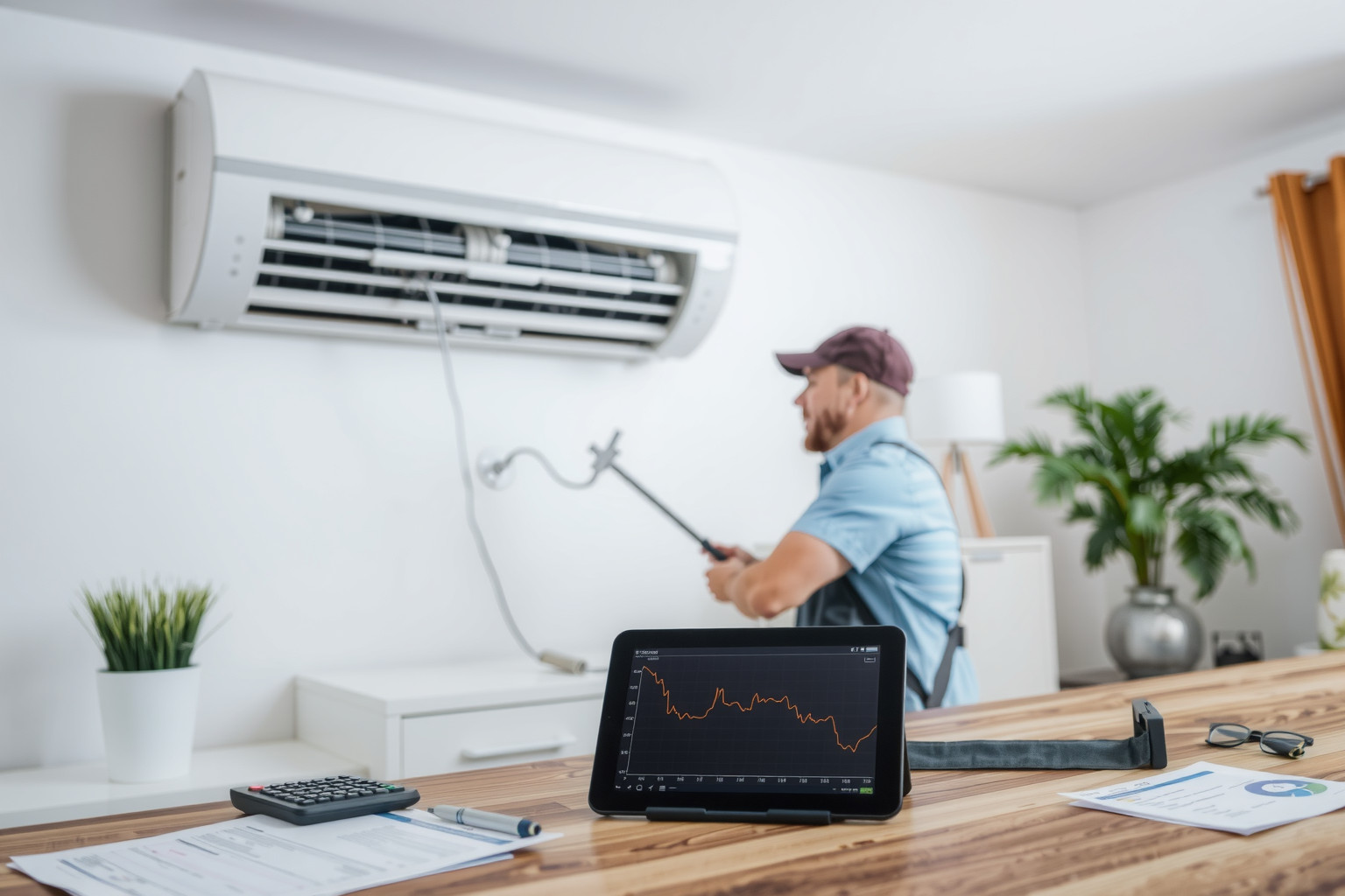 A klímafűtés kezdeti költsége magas, de energiatakarékos.