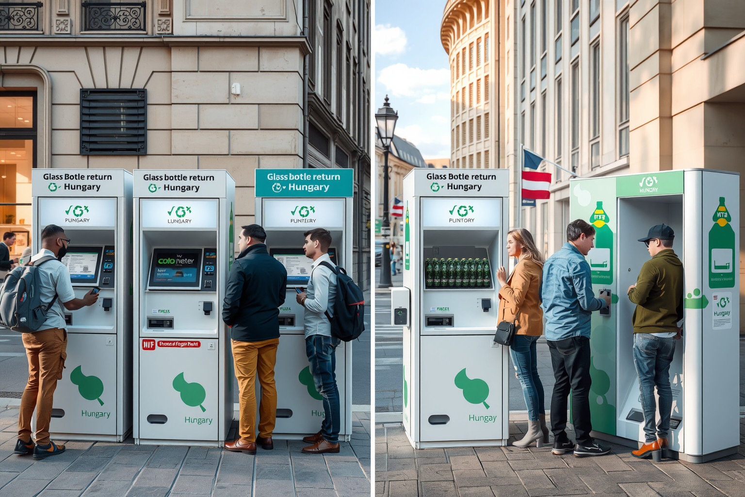 Magyarországon az üvegvisszaváltó automaták hatékonysága növekszik.