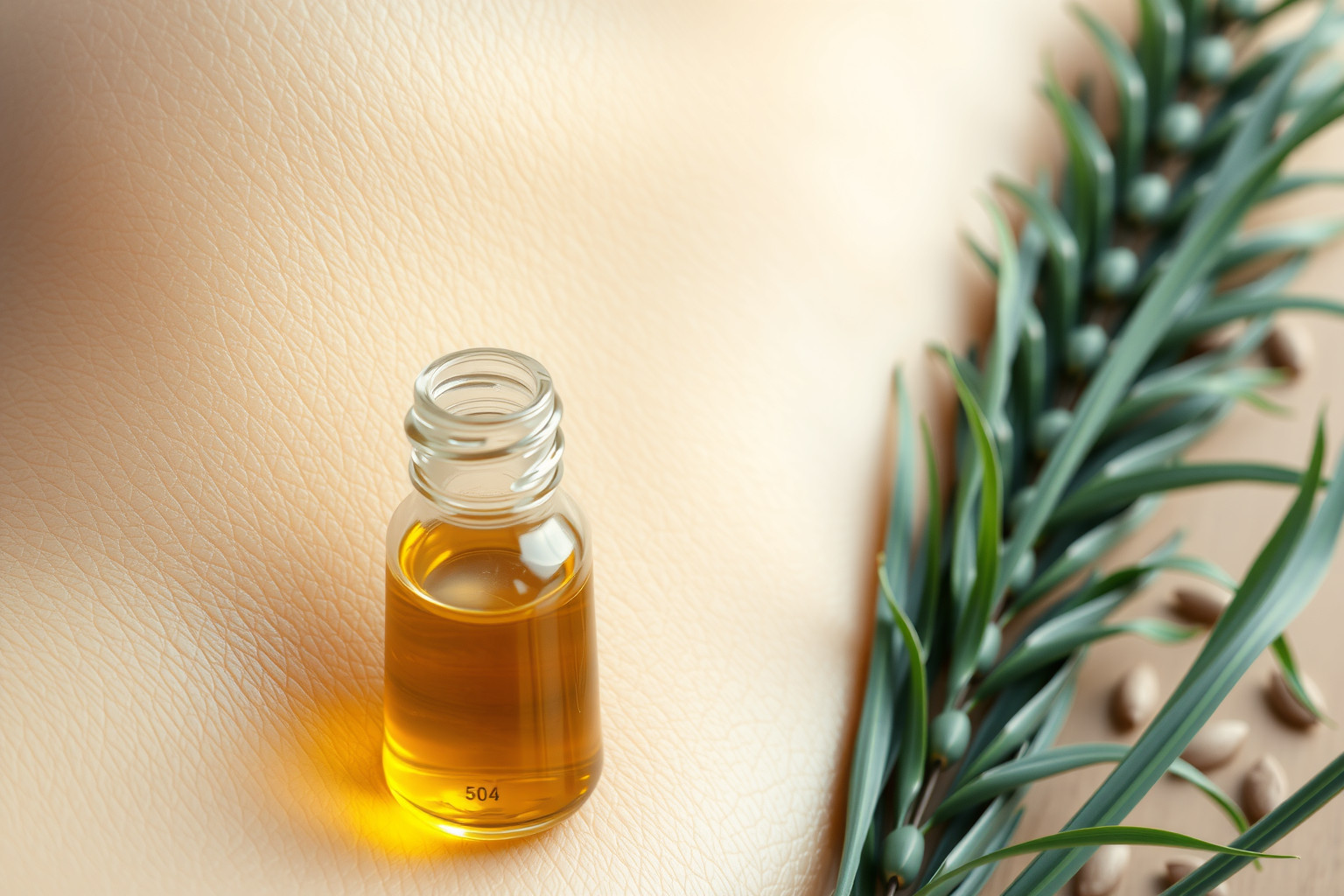 A lenmagolaj omega-3 zsírsavai csökkentik a bőr gyulladását.