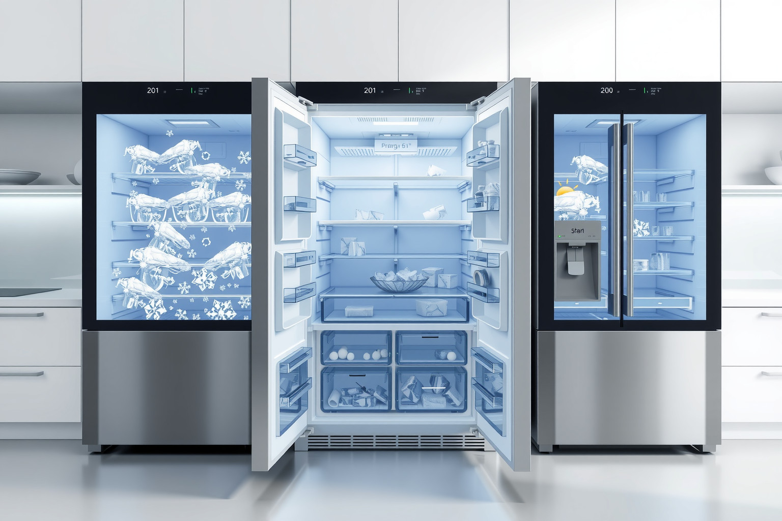 A Teljes No Frost megakadályozza a jégképződést teljesen.