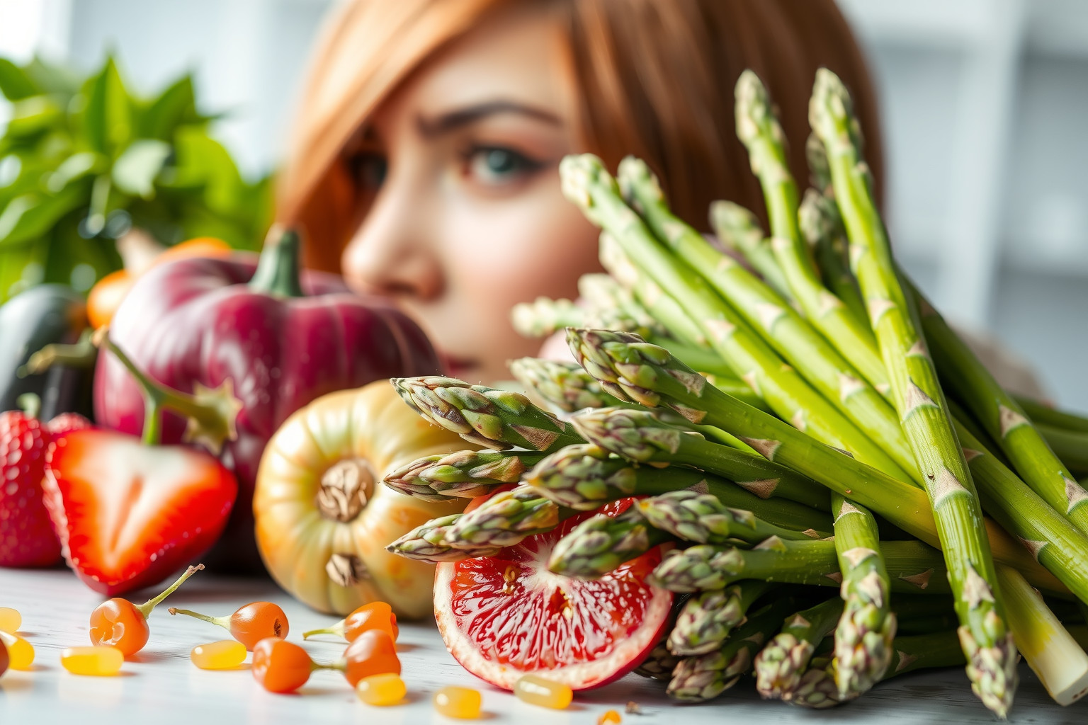 A spárga antioxidánsai táplálják a bőrt és erősítik a hajat.