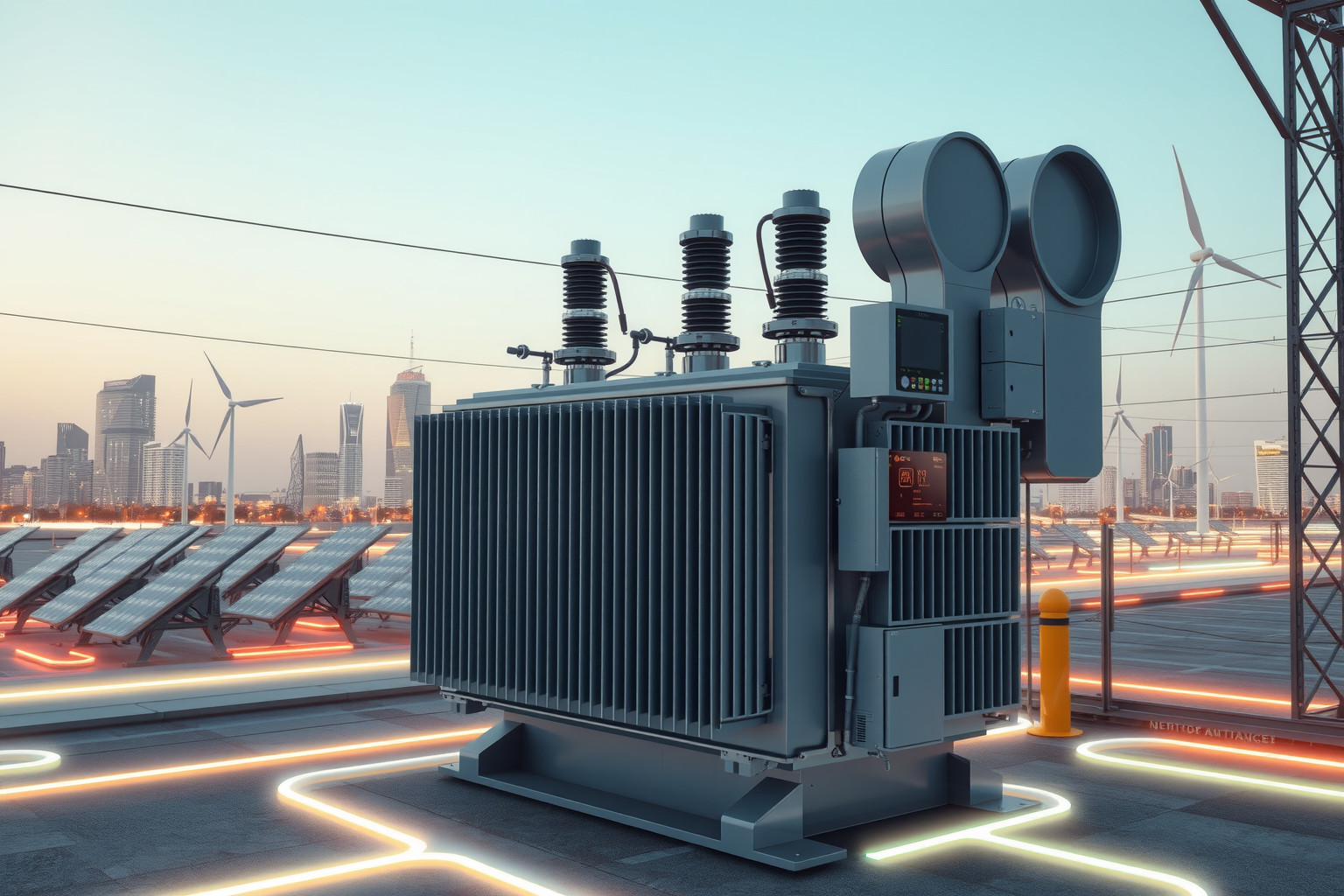 Az intelligens transzformátorok növelik az energiahálózatok hatékonyságát.
