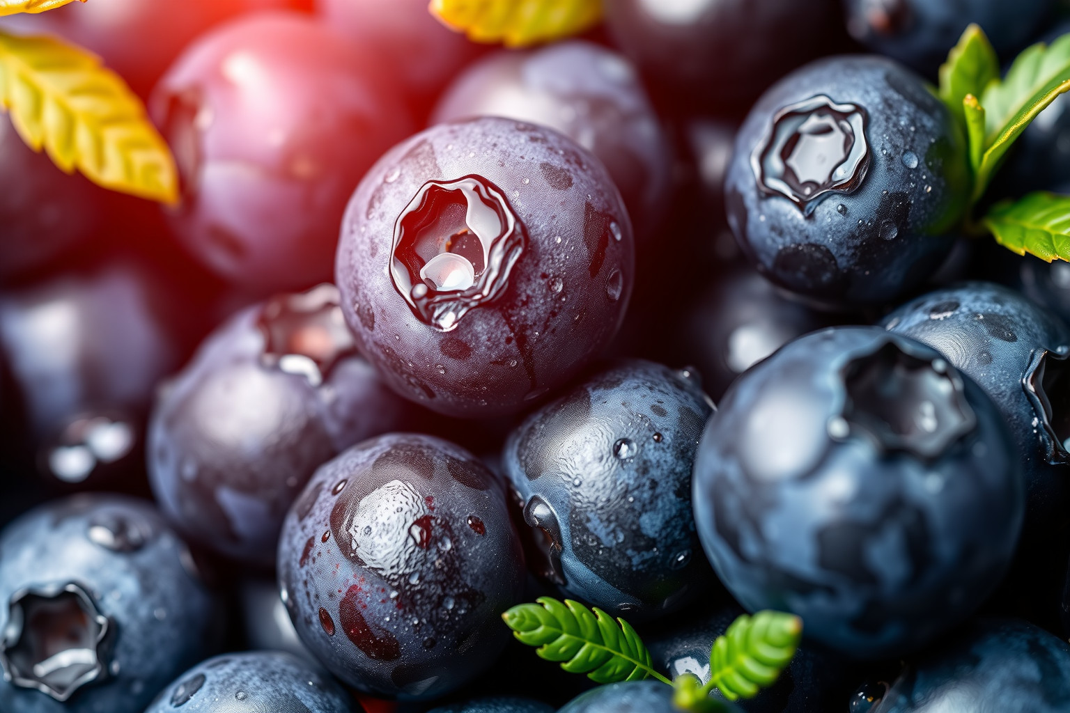 Az antocianinok erősítik az áfonya antioxidáns hatását.
