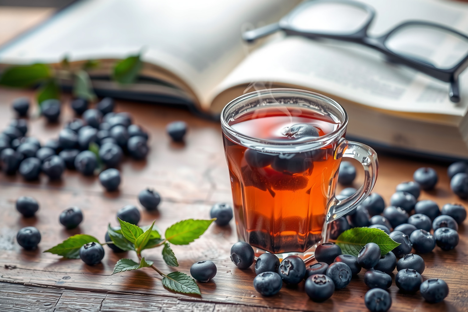 Az áfonyalevél tea javítja a memóriát és koncentrációt.