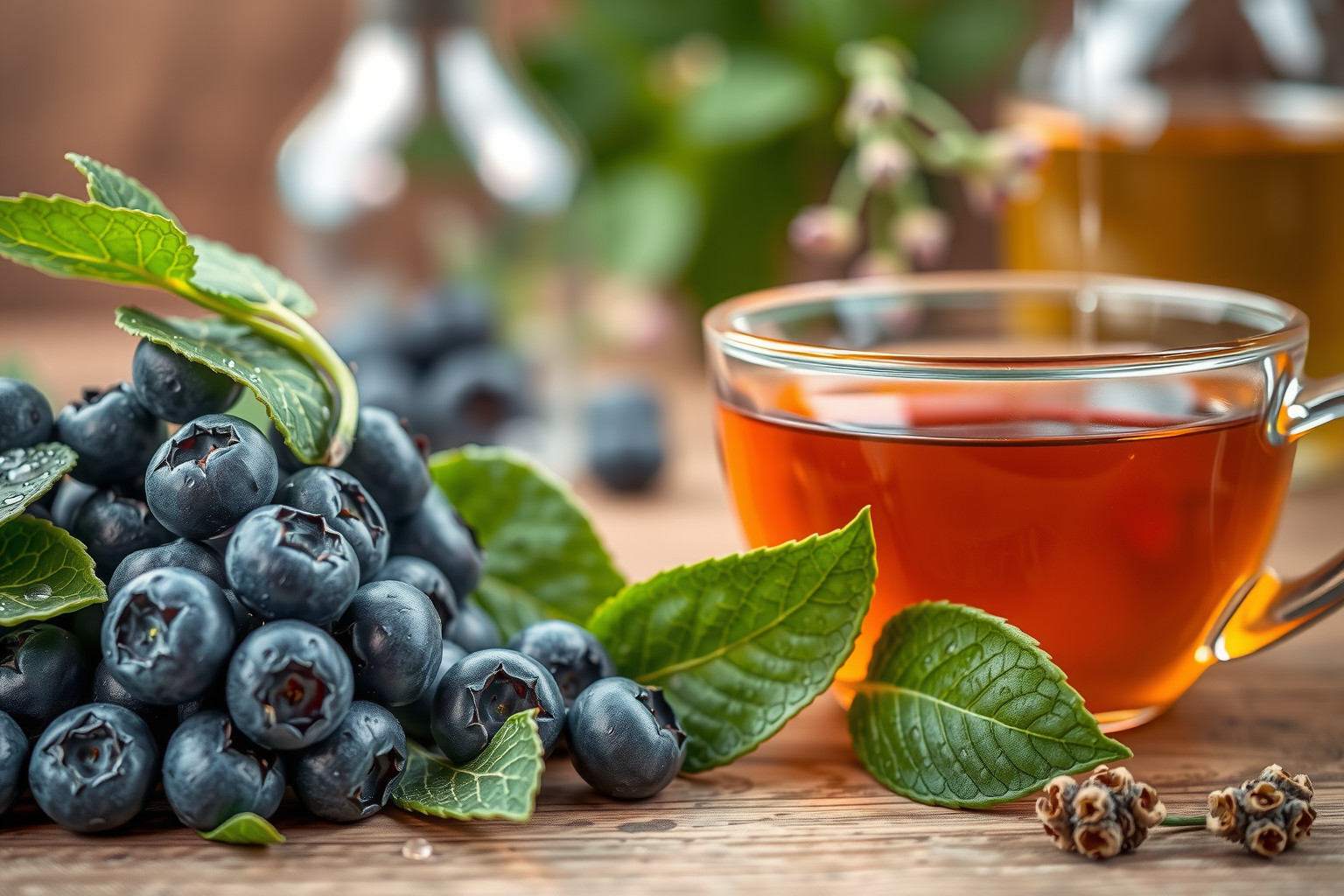 Az áfonyalevél tea antioxidánsai gátolják a gyulladásos folyamatokat.