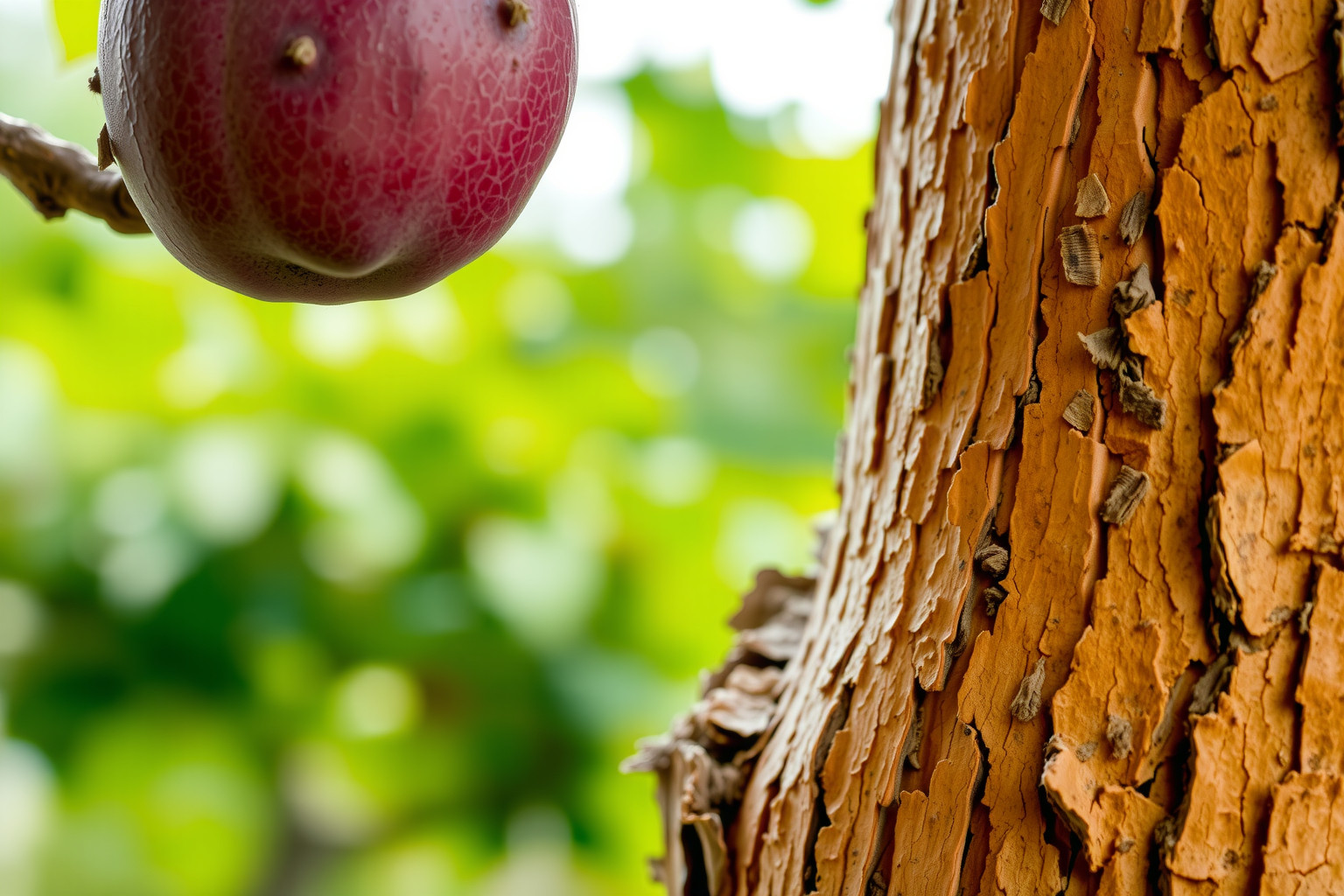 Az afrikai szilvafa kéreg erős természetes antioxidáns vegyületeket tartalmaz.