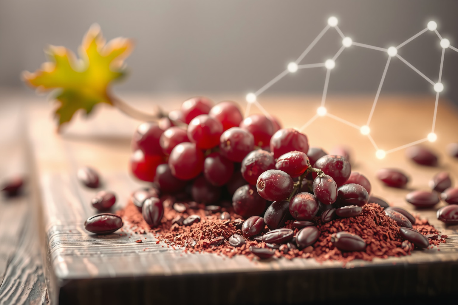 A vörös szőlőmag őrlemény antioxidánsai az idegsejteket védik.