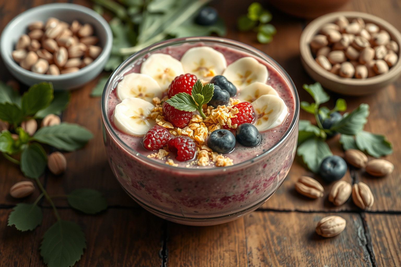Az élesztőpehely természetes fehérje- és vitamindús energiaforrás smoothie-kban.