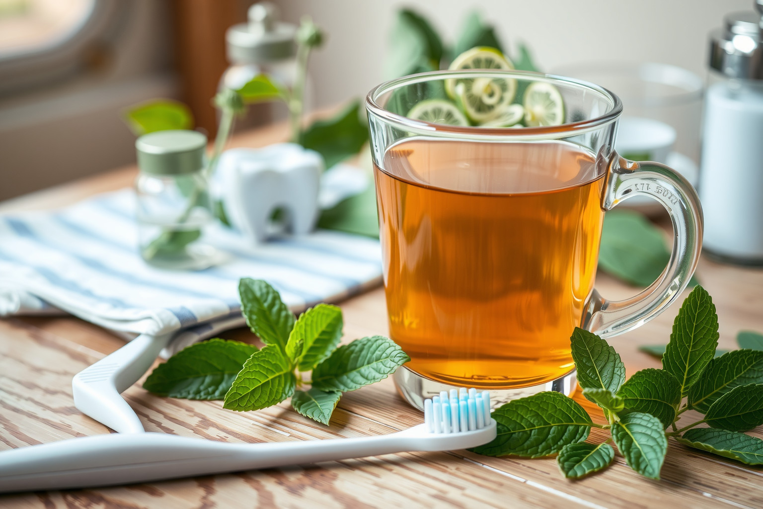 Az eukaliptusz tea segít csökkenteni a szájban a baktériumokat.
