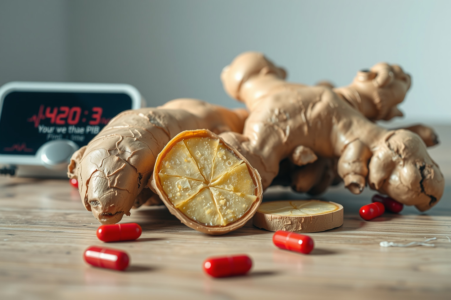 A gingerol hatékonyan csökkenti a vérnyomást és a koleszterint.