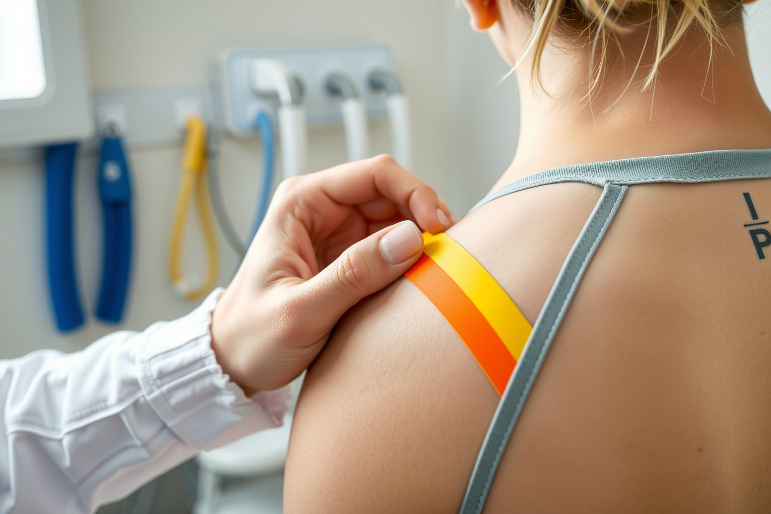 A Kinesio Tape javítja a vérkeringést és enyhíti a fájdalmat.