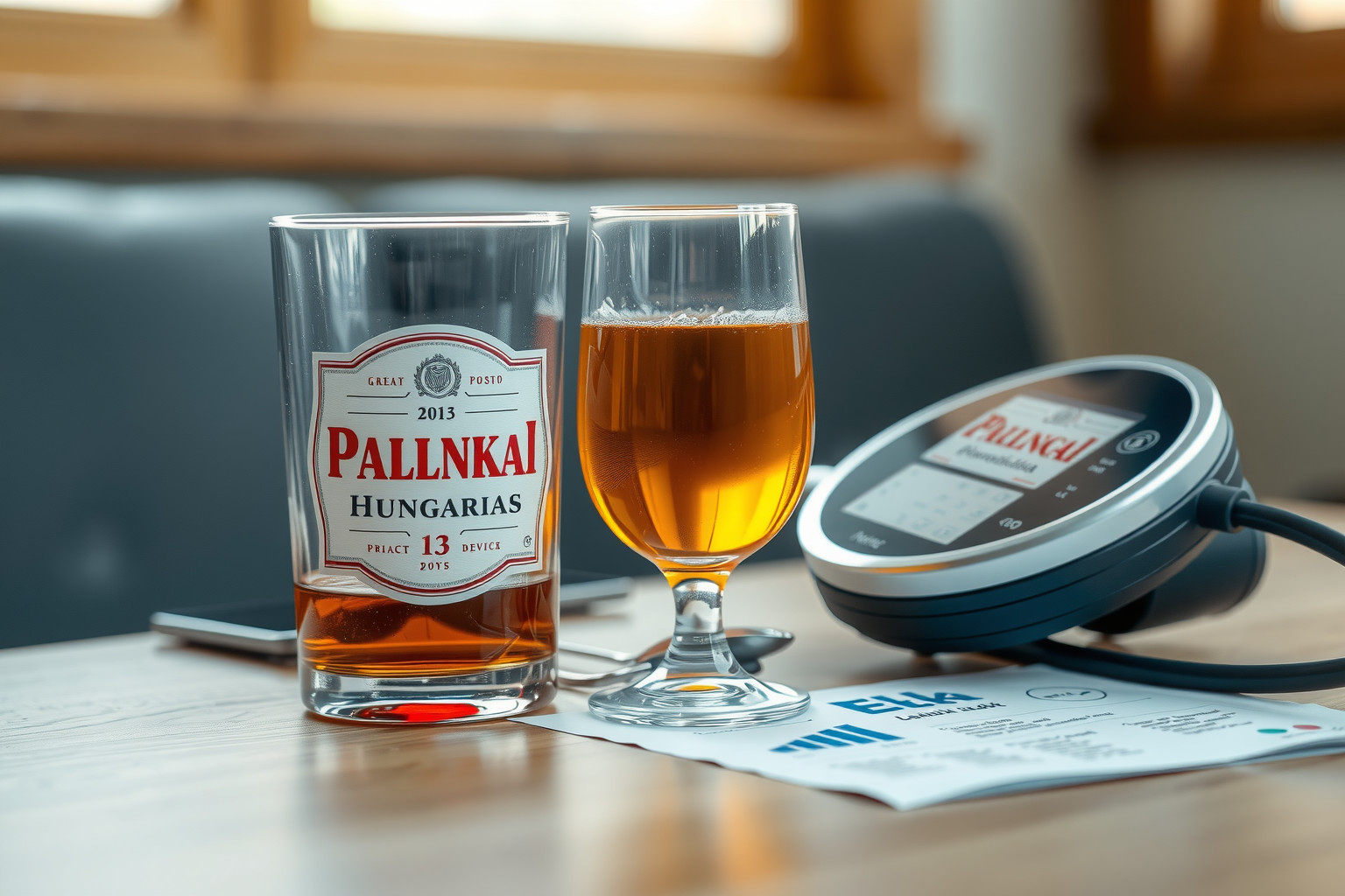 Mértékletes pálinkafogyasztás átmenetileg csökkentheti a vérnyomást.