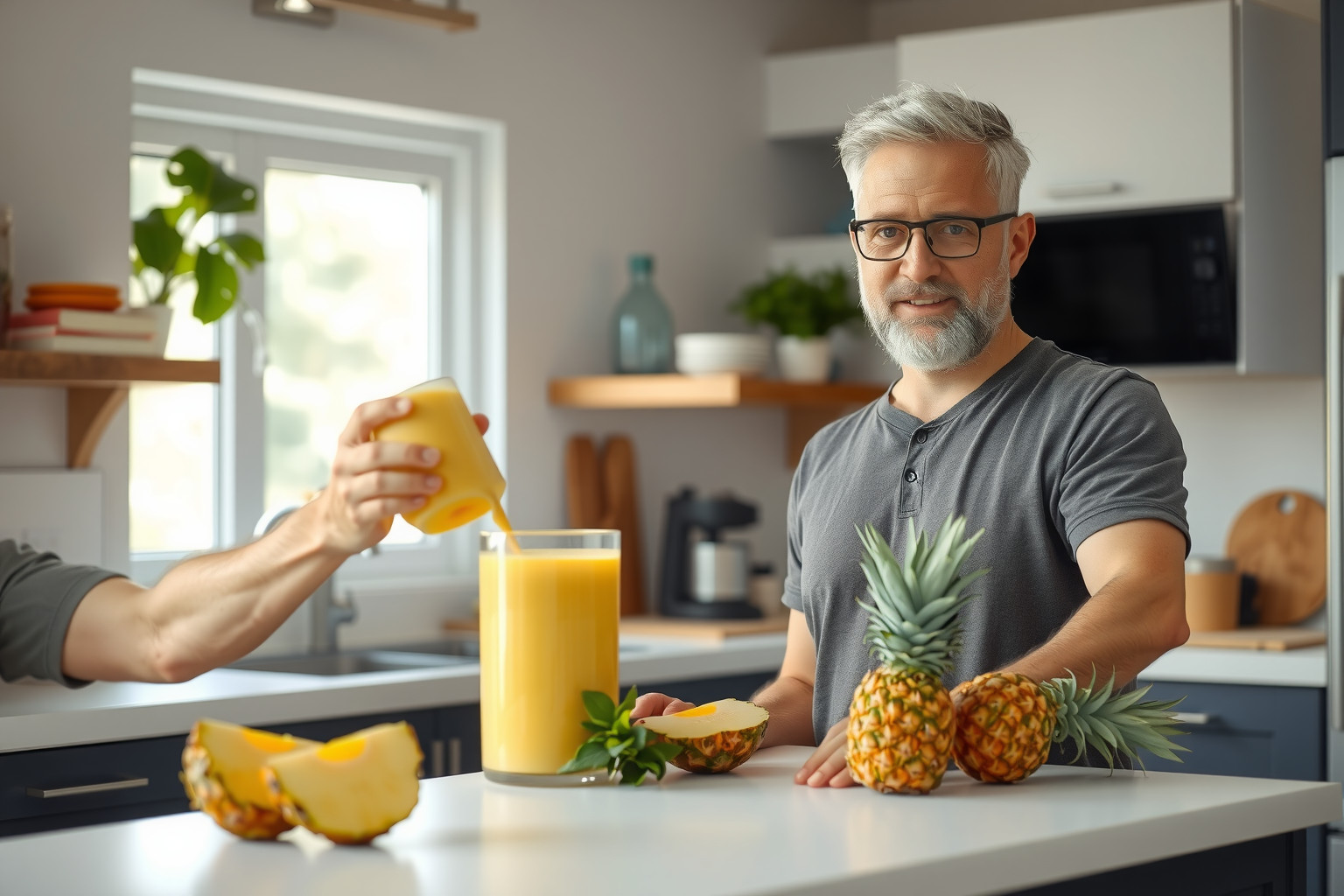 Az ananász C-vitaminja fokozza a férfiak termékenységét.