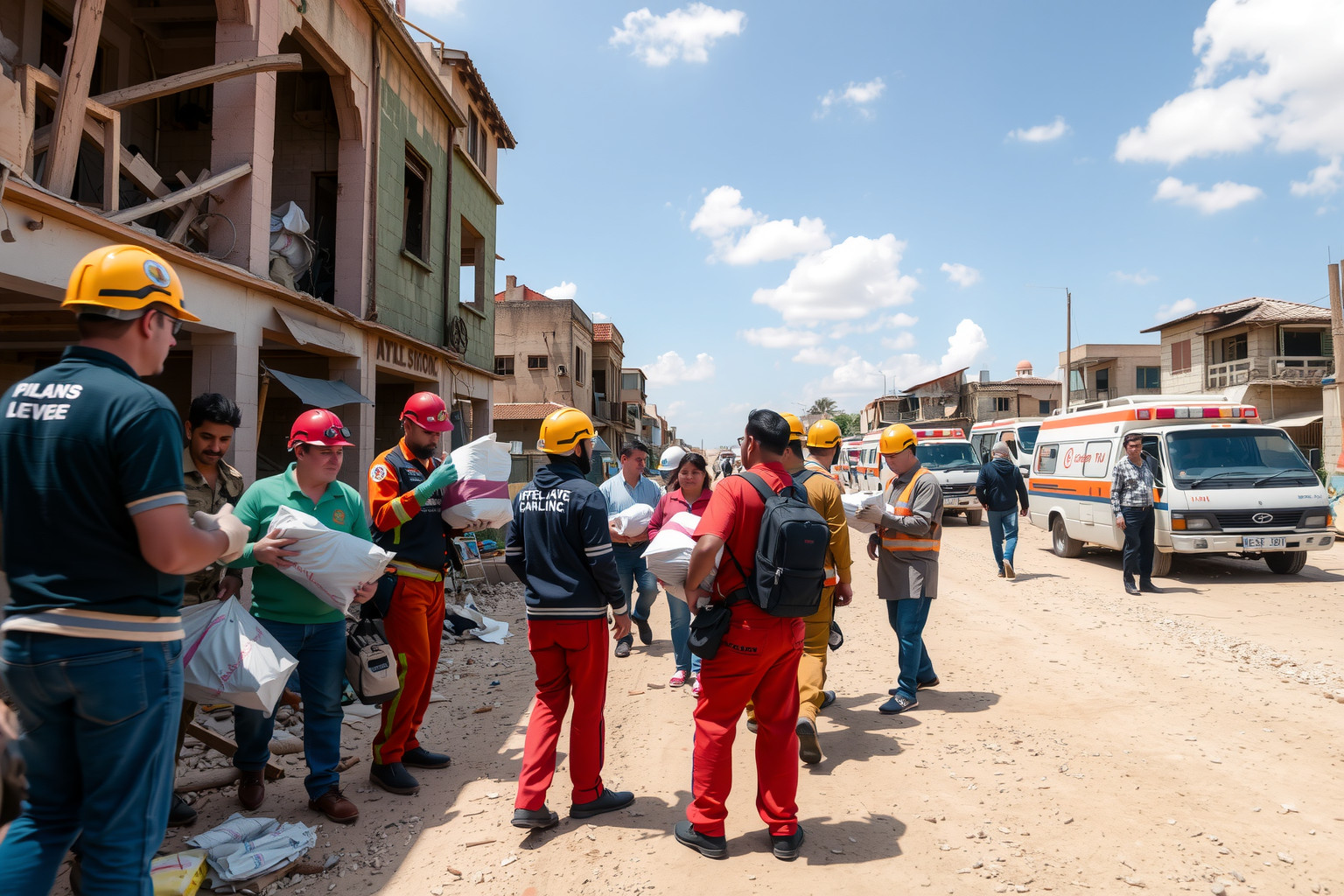 A humanitárius segítségnyújtás alapja az ENSZ nemzetközi együttműködése.