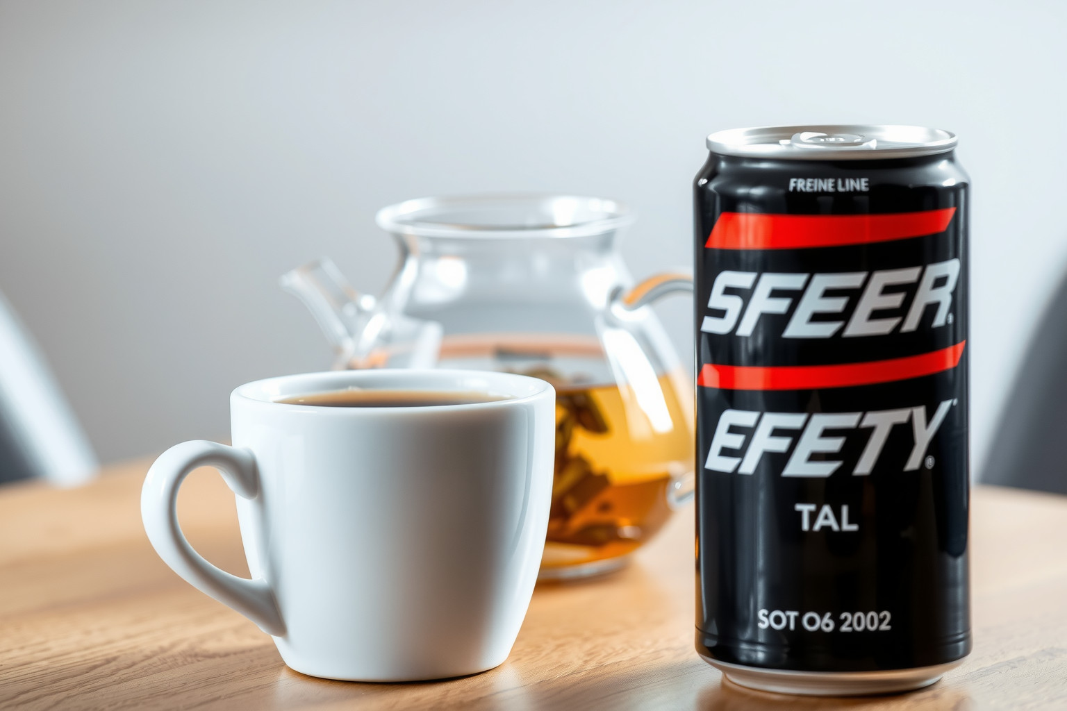 A kávé általában több koffeint tartalmaz, mint a tea.