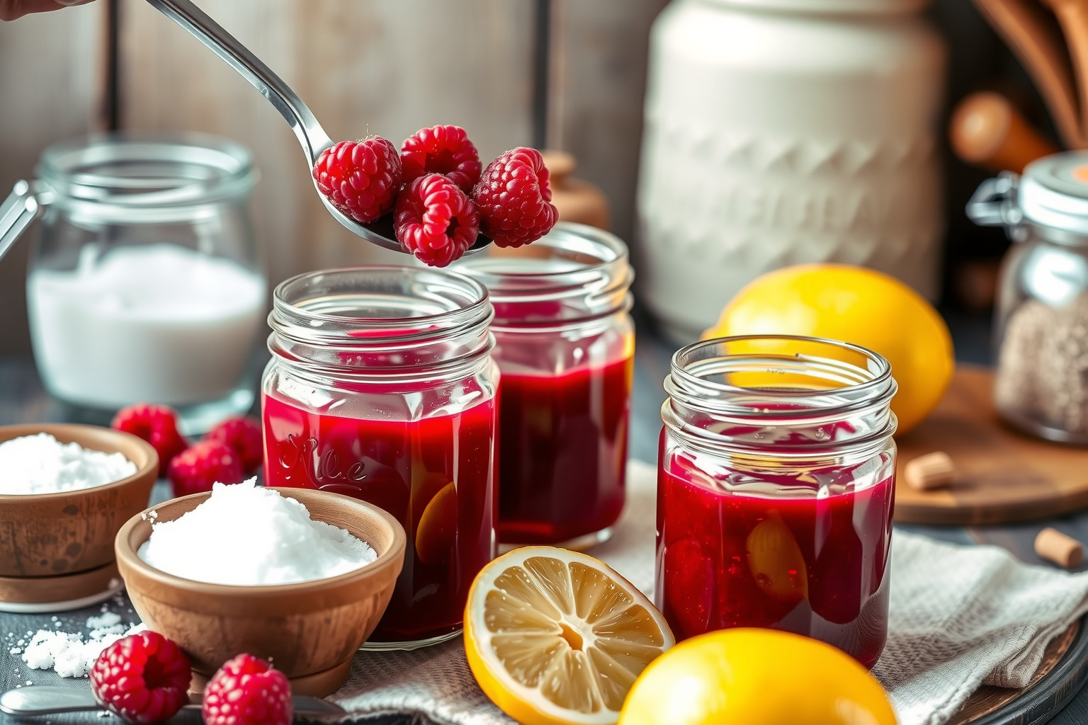 A málna dzsem C-vitaminban gazdag, erősíti az immunrendszert.