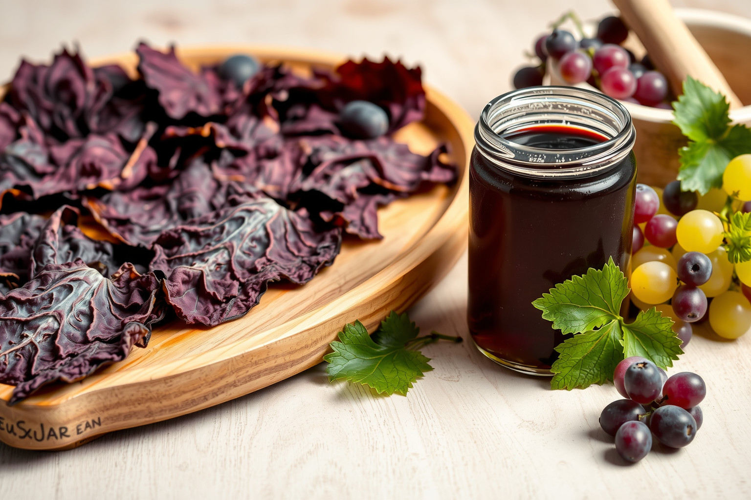 A szőlőhéj-kivonat gazdag antioxidánsokban, erősítve az immunrendszert.