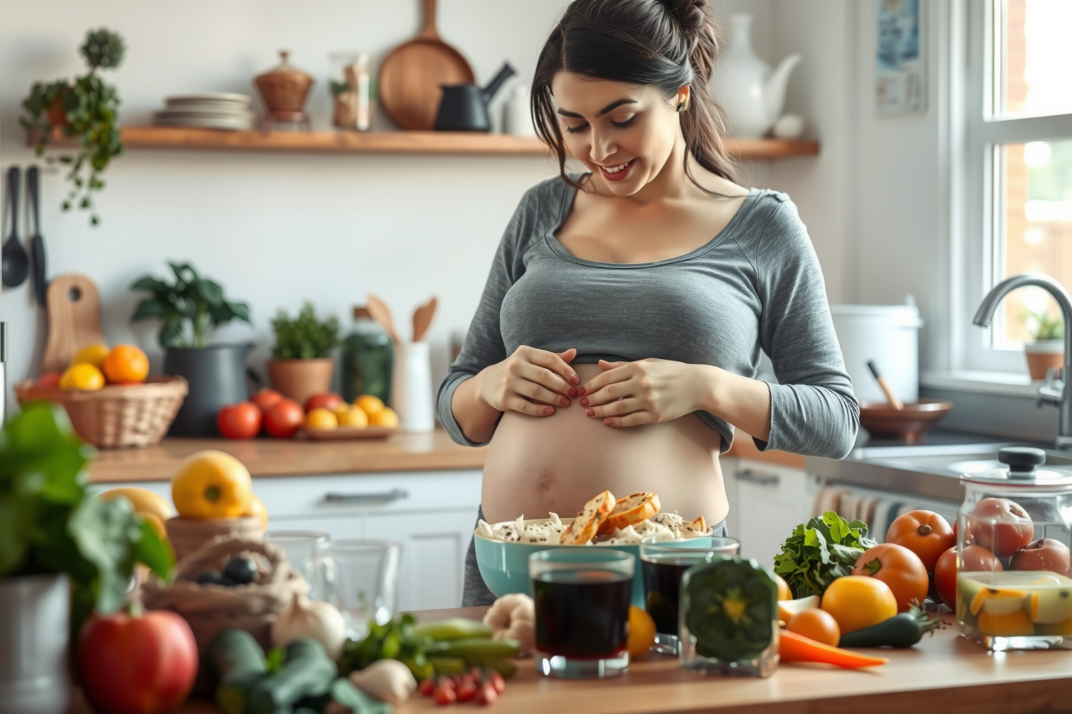 C-vitaminban gazdag ételek erősítik az immunrendszert terhesség alatt.