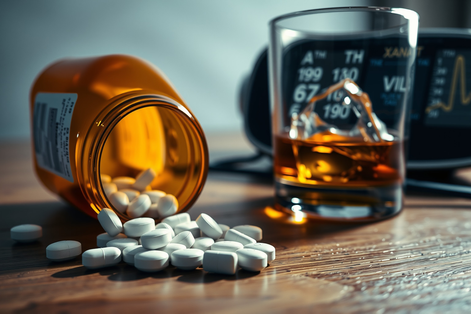 A Xanax és alkohol kombinációja életveszélyes vérnyomásesést okozhat.