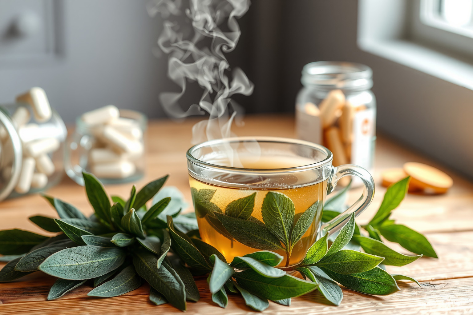 A zsálya tea fokozhatja bizonyos gyógyszerek hatását, óvatosan!