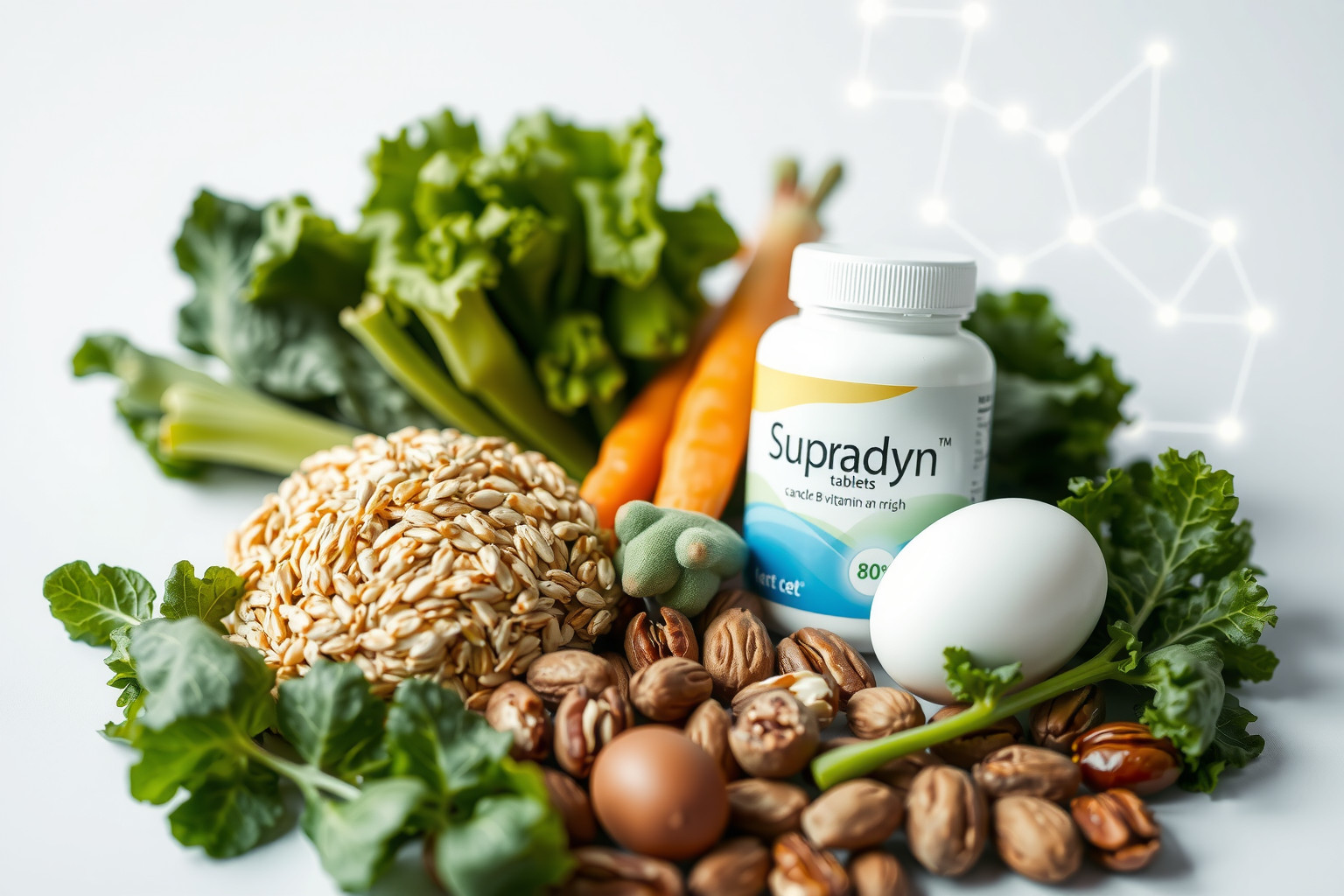 A B-vitaminok támogatják az energiatermelést és az idegrendszert.
