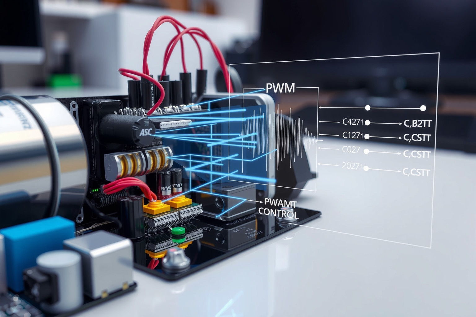 A FOC algoritmus precíz áramvezérlést biztosít a BLDC motoroknak.