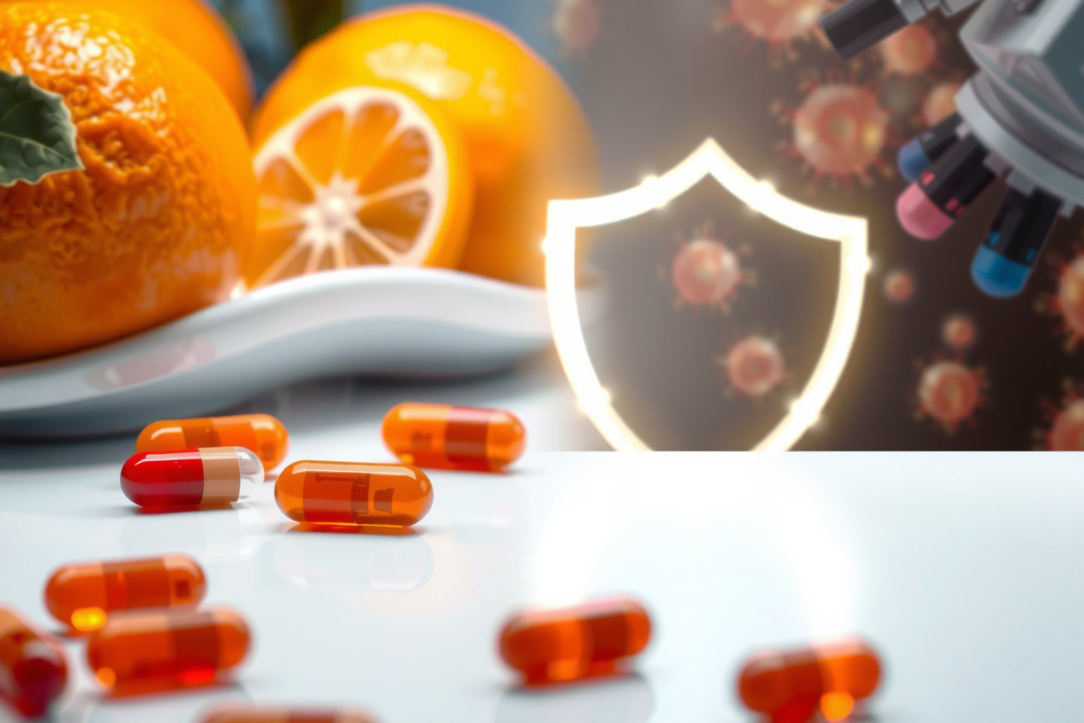 A C-vitamin erősíti az immunrendszert és segíthet a rák ellen.