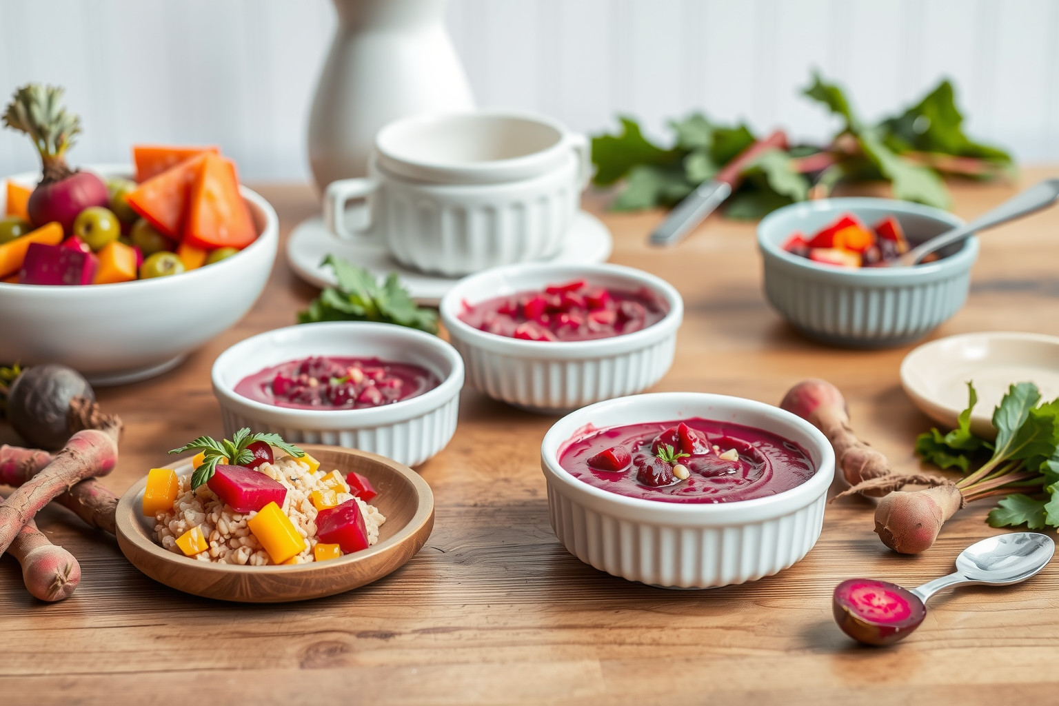 A cékla ízletesen harmonizál az almával és sárgarépával babáknál.