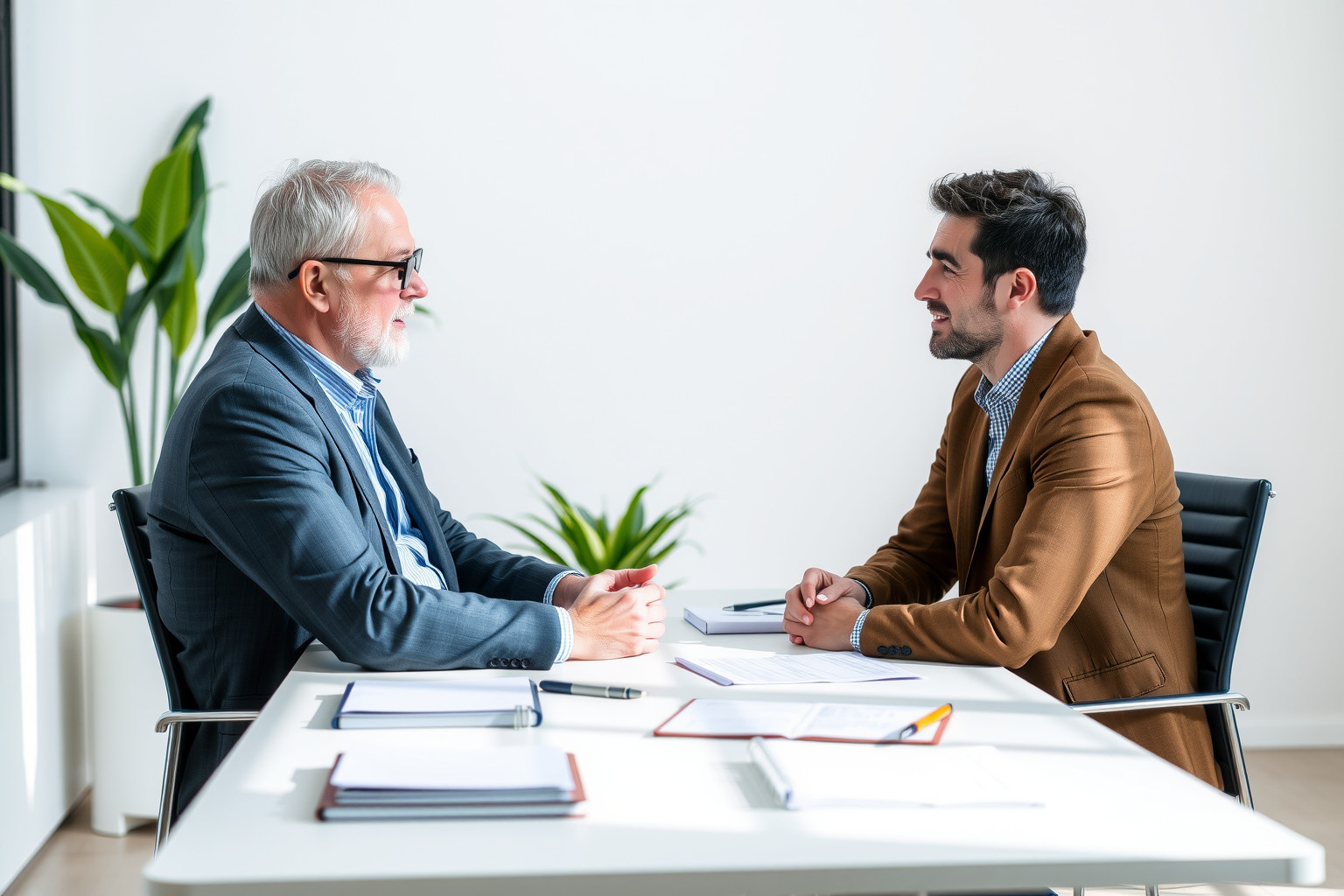 A coaching ülés során személyre szabott kérdésekkel támogatják a fejlődést.