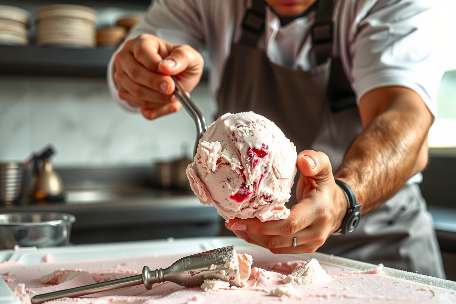A túl kemény fagylalt oka gyakran a túl kevés cukor vagy zsír.