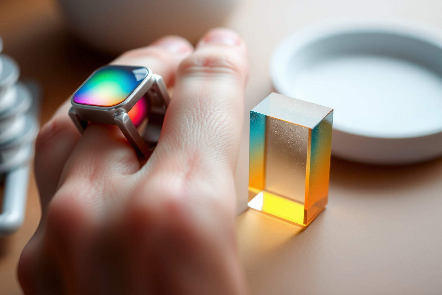 A folyadékkristályok színe hőmérsékletváltozás hatására módosul.