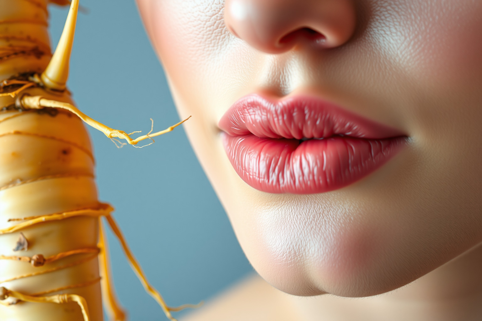 A ginzeng serkenti a kollagéntermelést, javítva a bőr rugalmasságát.